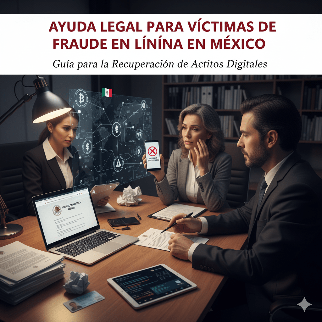 Ayuda legal para víctimas de fraude en línea en México